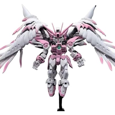 Nieuw MGSD Wing Zero Ew Sneeuwwit Kersbloesem Roze Voorgelakt Versie Assemblage Modelbouwkit Actiefiguren Plastic Speelgoed Cadeaus roze