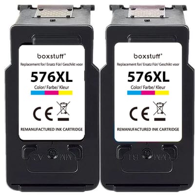 Boxstuff Inkt geschikt voor Canon CL-576 XL – Multipack Kleur Cartridge – Voor Canon Pixma TS3550 / TS3551 / TS3650 / TS3651 / TR4750 / TR4751 Printer