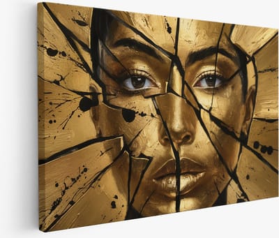 Saammp Muurcirkel Hout - Hert - Abstract - Dieren - Ø 90 - Wandcirkel - Wanddecoratie Cirkel - Muurdecoratie Woonkamer - Slaapkamer decoratie - Rond Schilderij
