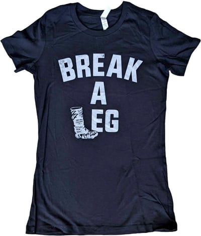 Foo Fighters - Break A Leg Dames T-shirt - L - Zwart
