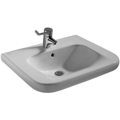 Ideal Standard 21 washbasin accessible by wheelchair 60 x 55.5 cm, with 1 tap hole S238901