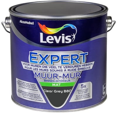 Levis - Expert Muur Binnen Mix - Clear Grey B80 - Mengverf - 2,5 L