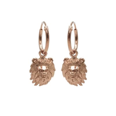Karma Symbols oorbel M1213 Lion Rosé