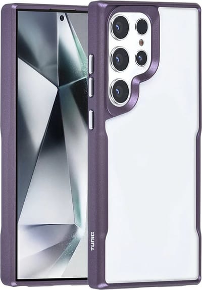 Combat-X Hoesje Geschikt voor: Samsung Galaxy S24 Ultra - Backcover - Paars