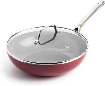 Gietijzeren Koekenpan met Deksel voor Inductie en Ovenbestendig