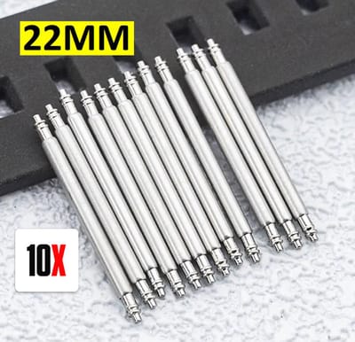 Springbar - Horloge pin - Horlogeband Pinnen - 10 Stuks - 1.5MM DIK - 22MM
