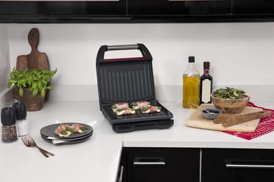 Zyrex® Contactgrill Met Uitneembare Platen - Contactgrill - Multi Grill - Rood/ Zwart- 27cm x 11cm x 35cm; ‎2.86kg
