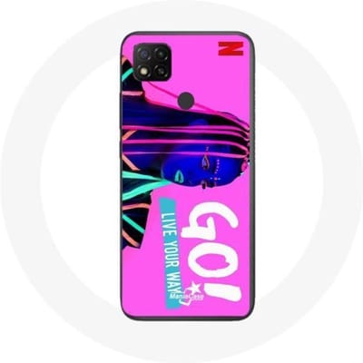Xiaomi Redmi 9C hoesje Achtervolg je dromen Mía Cáceres Go! Leef op jouw manier