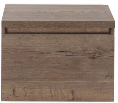 Frozen Badmeubelset 60 cm - Greeplijst in Kleur - Inclusief Wastafelbovenblad Tabacco