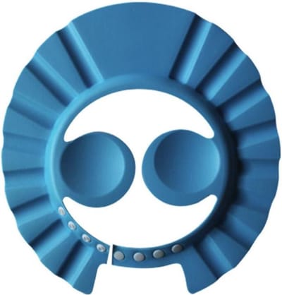 Blauwe Deluxe Douchekap - Speciaal voor Kinderen van 0-6 Jaar - 27cm - Shower Cap voor Baby's en Peuters