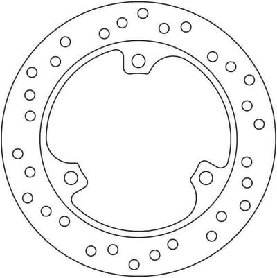 Disque de frein avant Perftec pour Scooter Honda 50 X8R S R 1999 à 2004 Ø220X104X4mm / AV Neuf