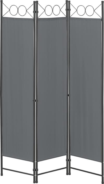 Tuinscherm Saragossa scheidingswand 171x120 cm donkergrijs
