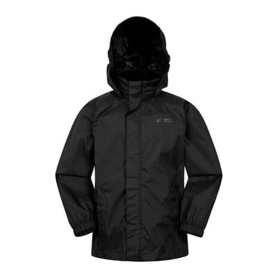 Mountain Warehouse Set kinder/kinder Pakka Waterdichte Jas en Broek (Zwart)