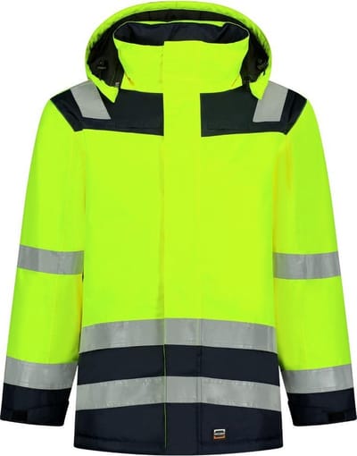Tricorp Parka High Vis Bicolor 403020 - Mannen - Geel/Ink - 3XL
