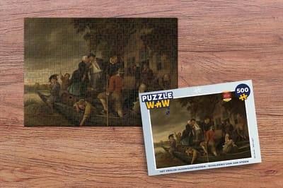 Puzzel Het vrolijk huiswaartskeren - Jan Steen - Legpuzzel - Puzzel 500 stukjes