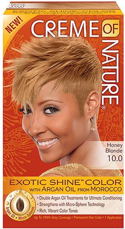 Permanente Kleur Creme Of Nature Argan Color 10.0 Honing