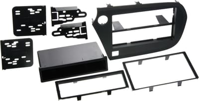 2-DIN Paneel geschikt voor Honda Insight (ZE2) 2009-2013 Kleur: Zwart (METRA)