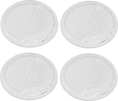 ProPlus Reflector - set 4x - wit - zelfklevend - 60mm - rond