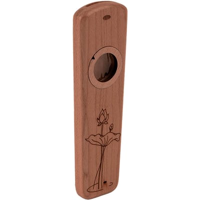 Kazoo en bois Kazoo léger et portable Partenaire de guitare Flûte Instrument de musique Cadeau Sabli