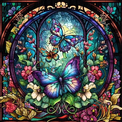 Puzzels met onregelmatige vorm ideaal voor Kinderen & Volwassenen Vlinder Kunst Decoratie Bord Kit Decompressie Puzzel Speelgoed Familie W14543WW- blue