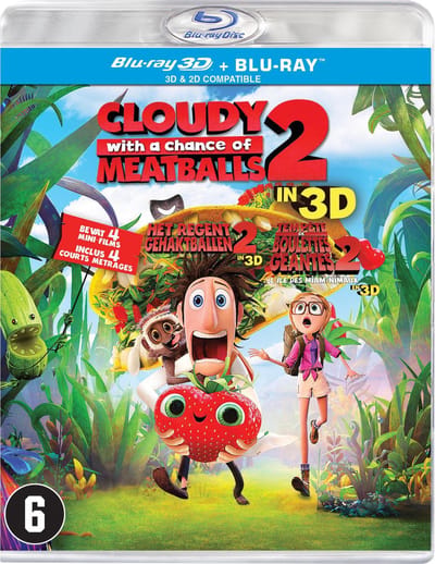 Het Regent Gehaktballen 2 (Cloudy With A Chance Of Meatballs 2) (3D Blu-ray)