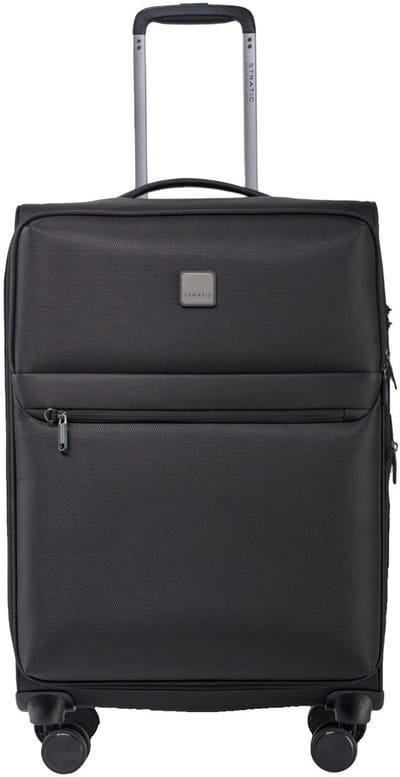STRATIC Lite - zachte medium koffer - 65 cm - Black