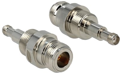 N (v) - SMA (v) inbouw adapter - 50 Ohm