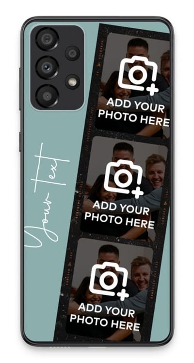 Gepersonaliseerd - Case Company® - Hoesje geschikt voor Samsung Galaxy A33 5G hoesje - Filmrol N°1 - Soft Cover Telefoonhoesje - Bescherming aan alle Kanten en Schermrand