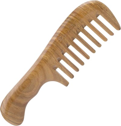 Houten Haarkam - Natuurlijke Kam - Haar Ontwarren - Geen Statisch - 18 cm - Houtkleur