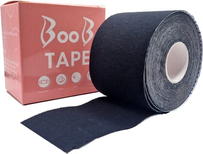MIMATE Boob Tape® (5 meter) - Nipple Covers - Plak BH - Fashion tape - Boob lift tape - Waterdicht - Zwart