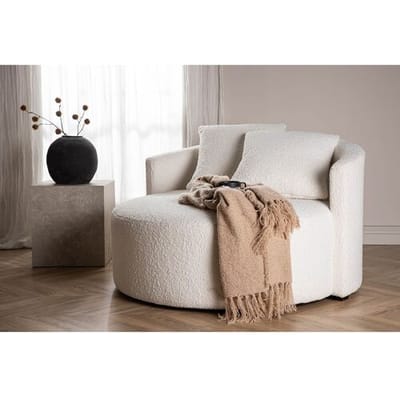 Paris Prix Kelso bank Ø116cm 2 persoons teddy wit.