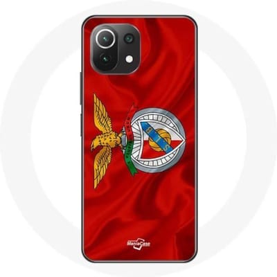 Xiaomi Mi 11 Lite hoesje slb benfica rode achtergrond