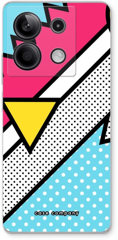 Case Company® - Hoesje geschikt voor Xiaomi Redmi Note 13 5G hoesje - Pop Art #3 - Soft Cover Telefoonhoesje - Bescherming aan alle Kanten en Schermrand