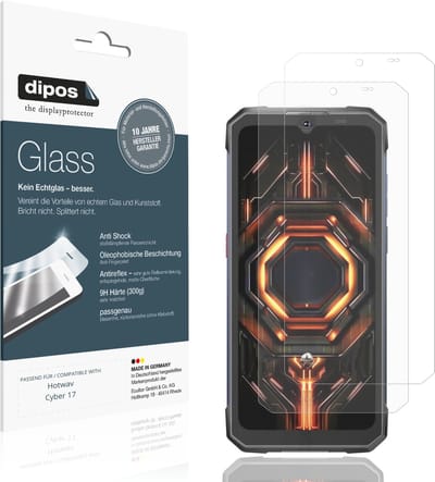 dipos – 2x Matte Pantserfolie geschikt voor Hotwav Cyber 17 | 9H Screenprotector
