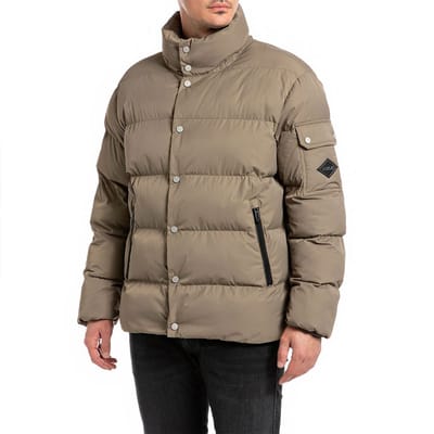 Replay M8408.000.84974 Doudoune Beige L Man