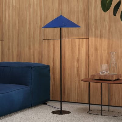 OSRAM Decor Flip Vloerlamp E14 Blauw 500mm, Vloerlamp, Vilt, Staal, met verstelbare lampenkap