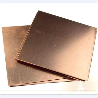 Koperen Plaat - Metaal Folie - Elektrische Reparatie - 999% Puur Metaal - 200x200x1mm - Koper