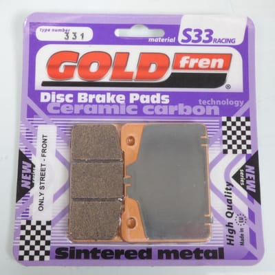 Plaquette de frein Gold Fren pour Moto Sym 250 Sb Wolf Ni 2012 à 2015 AVG Neuf