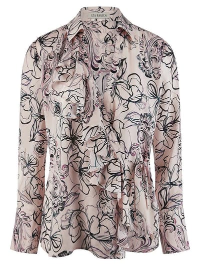 Wikkelblouse Van Uta Raasch roze