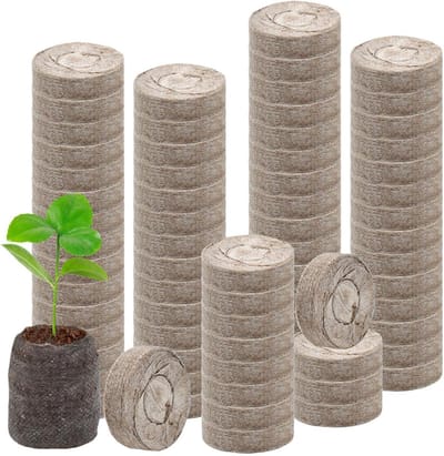 Potgrond voor planten - Planten aarde - Planten verzorgen - Pure turfmos formule - 100 stuks - Bruin