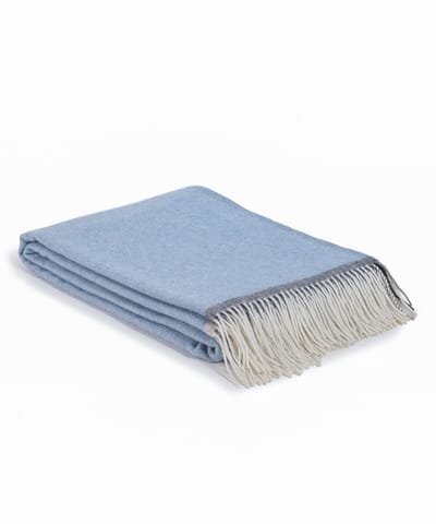 Most - Plaid Milano - 90% Merino wol, 10% Kasjmier wol - 140 x 200 cm - blauw