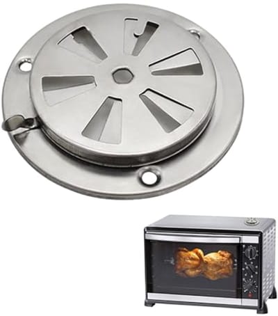 Ventilatierooster voor optimale ventilatie - RVS materiaal - Ronde afdekking - Afsluitbaar - 95 mm grootte - Home decoratie - Geschikt voor ramen - Zilverkleurig - Montage benodigdheden inbegrepen