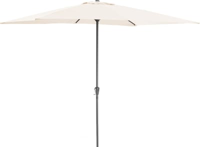 ACAZA Parasol - Stokparasol - Ecru - 270 cm diameter - ALUMINIUM - Tuinparasol - Ronde Parasol - Waterdicht