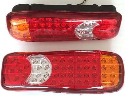 Set van 2 Universele 46 LED Remlichten 12V voor Aanhanger, Vrachtwagen en Caravan