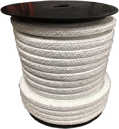 Keramische vezelkoord - Hittebestendige afdichting - Oven en kachel - Hoge temperatuur isolatie - 3x3mm 30 meter