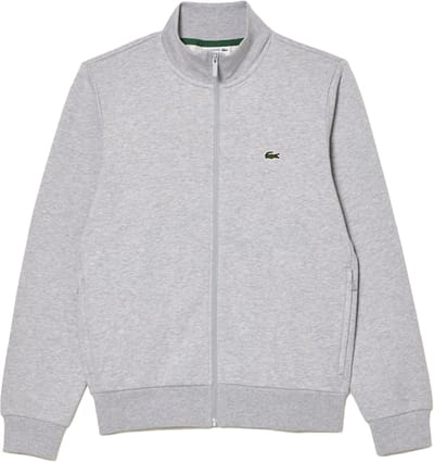 Lacoste heren sweatvest - lichtgrijs melange