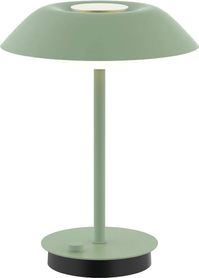 Luxus Europe - Tafellamp Maggiore Groen - Draadloze LED Tafellamp Binnen - USB-C Oplaadbaar - Dimbaar - Warm Wit - Luxe Design