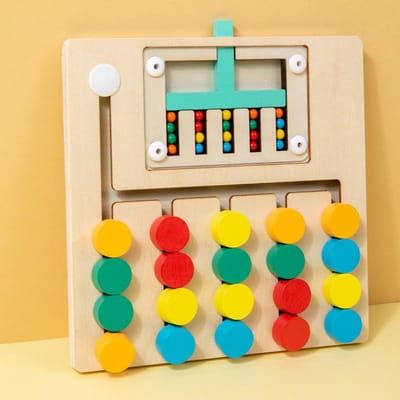 Houten Montessori Kleuren Cognitief Matching Spel Vroege Leren Educatief Speelgoed Voor Kinderen Kinderen Logisch Denken Training