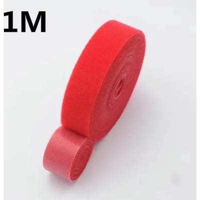 1/5M Kabel Organizer Kabelbeheer Draadoproller Tape Oortelefoon Muis Snoerbeheer Ties Beschermer Voor iPhone Xiaomi Samsung 1M rood