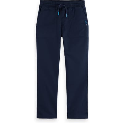 Scotch & Soda Boys Relaxed-fit Twill Worker Jogger Sky Captain Taglia: 6 | Pantaloni Outlet | kids